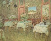 Vincent Van Gogh Interior of a Restaurant (nn04) oil